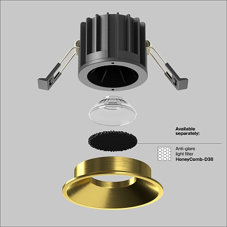 Встраиваемый светильник Technical DL058-12W3K-BS - фото