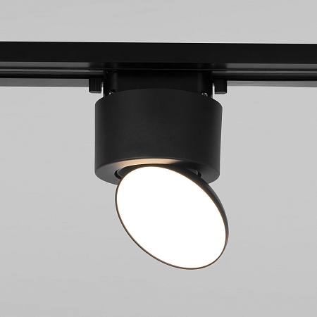 Трековый светильник для однофазного шинопровода Smooth чёрный матовый 10 Вт 4200K 85515/01 Elektrostandard - фото
