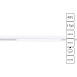Магнитный трековый светильник Arte Lamp LINEA A4643PL-1WH - фото
