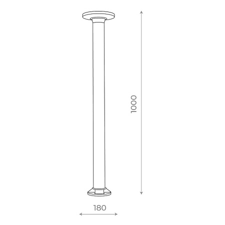 Светильник уличный наземный ST-Luce Черный кварцевый LED 1*12W 4000K SL087.415.01 - фото
