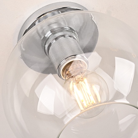 Потолочный Светильник Rh Utilitaire Globe Shade Flushmount Imperiumloft 123674-22 - фото
