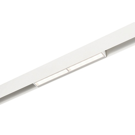 Магнитный трековый светильник Белый LED 1*12W 3000K 850Lm Ra>90 120° IP20 L220xW22xH46 ST804.536.12 - фото