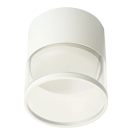 Светильник потолочный Feron HL454 HALO 12W, 230V, GX53, белый - фото