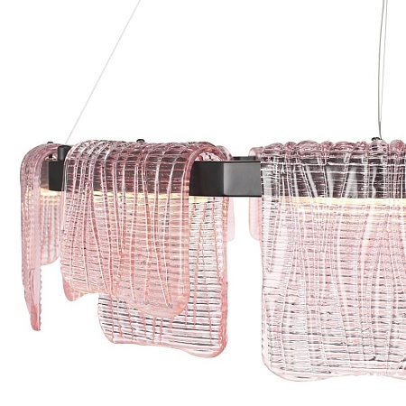 Светильник подвесной ST-Luce черный/розовый LED 1*66W 3000K SL6021.403.66 - фото