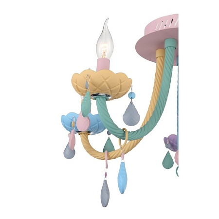 Люстра потолочная ST-Luce Разноцветный E14 5*40W SL1700.782.05 - фото