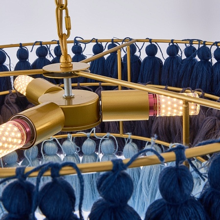 Подвесная Люстра Tassel Синий Imperiumloft 179697-26 - фото