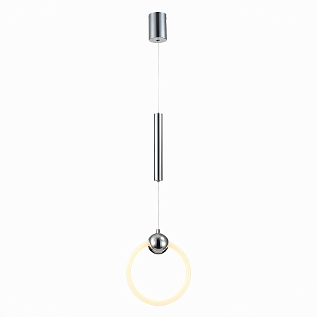 Подвес ST-Luce Хром/Белый,Хром LED 1*15W 3000K SL1578.103.01 - фото