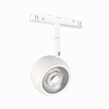 Магнитный трековый светильник Белый LED 1*10W 3000K 470Lm Ra>80 36° IP20 L120xW50xH176 ST355.536.10 - фото
