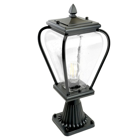 Светильник садово-парковый Feron PL744  на постамент 60W 230V E27, черный - фото