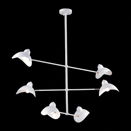 Люстра подвесная ST-Luce Белый/Белый E14 6*60W SL1801.503.06 - фото