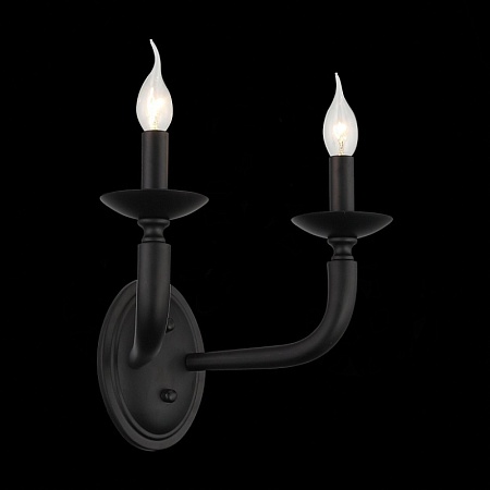 Бра ST-Luce Черный E14 2*40W SL1114.401.02 - фото
