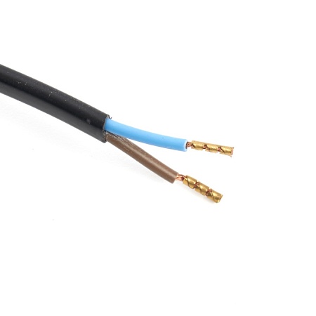 Сетевой шнур с диммером 230V 2м, черный, DM103-200W - фото