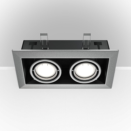 Встраиваемый светильник Technical Metal Modern DL008-2-02-S - фото