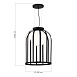 Светильник подвесной ST-Luce Черный/Белый E27 1*60W SL6129.403.01 - фото