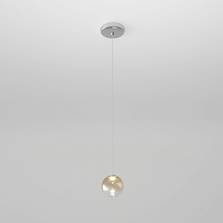 Подвесной акцентный светильник Eurosvet 50234/1 LED янтарный - фото