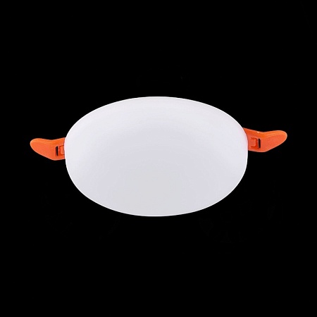 Св-к встр. Белый LED 1*8W 3000K 690Lm Ra80 180° IP44 D90xH20 85-265V ST700.538.08 - фото