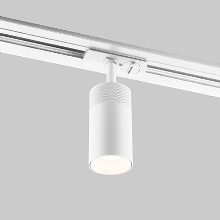 Трековый светодиодный светильник для однофазного шинопровода Riffe белый 9 Вт 4200K 85512/01 9W 4200K белый однофазный Elektrostandard - фото