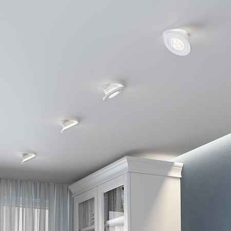 Встраиваемый поворотный светодиодный светильник 6W 4000K белый 25084/LED Elektrostandard - фото