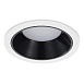 Св-к встр. Черный LED 1*7W 3000K 630Lm Ra80 120° IP20 D85xH45 100-240V ST755.438.07 - фото