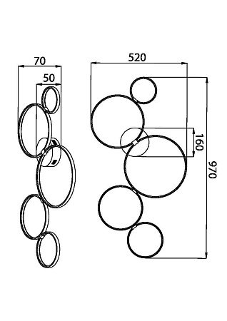 Потолочный светильник Maytoni Olympia MOD448CL-L40WK - фото