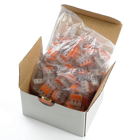 Универсальная компактная клемма 3-проводная STEKKER, LD221-413 - фото