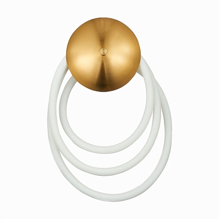 Светильник настенный ST-Luce Латунь/Белый LED 1*30W 4000K SL6102.311.30 - фото