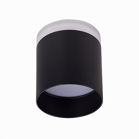 Светильник потолочный Черный LED 1*12W 4000K 936Lm Ra>80 120° IP20 D100xH90 170-240V ST102.442.12 - фото