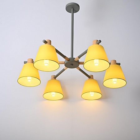 Потолочная Люстра На Штанге Natura A Yellow 6 Imperiumloft 177989-26 - фото