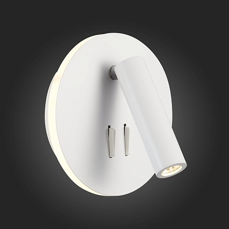 Светильник настенный Белый LED 1*8W 3000K 624Lm Ra>80 24° IP20 L-xW155xH155 170-240V SL1586.513.01 - фото