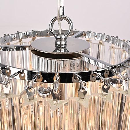 Люстра Odeon Chandelier Glass Clear Imperiumloft 75294-22 - фото