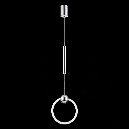 Подвес ST-Luce Хром/Белый,Хром LED 1*15W 3000K SL1578.103.01 - фото