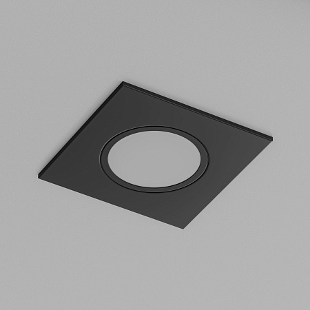 DK3102-BK Встраиваемый влагозащищенный светильник, IP65, до 10 Вт, LED, GU5,3, черный - фото