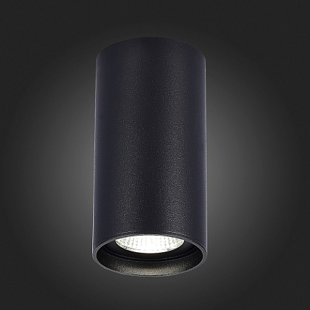 Светильник потолочный Черный LED 1*15W 3000K 1 200Lm Ra>90 60° IP44 D75xH140 220-265V ST157.432.15 - фото