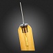 Светильник подвесной ST-Luce Хром/Янтарный E27 1*60W SL1145.193.01 - фото