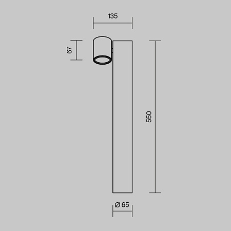 Ландшафтный светильник Outdoor O010FL-01B - фото