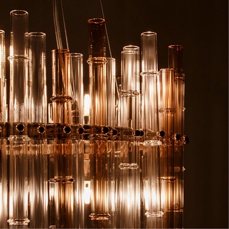 Подвесная люстра Arte Lamp CRYSTALLA A4111LM-16GO - фото