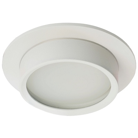 Светильник встраиваемый Feron DL504 потолочный GX53 белый круг IP44 - фото