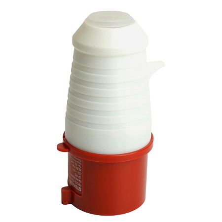 Вилка прямая ST-024 32А 380В 3P+PE IP44, PPG32-024-44, Stekker - фото