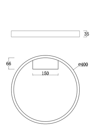 Потолочный светильник Maytoni Rim MOD058CL-L25W4K - фото