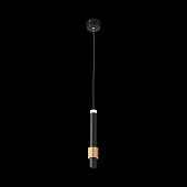 Светильник подвесной ST-Luce Черный, Анодированный золотой/Черный LED 1*6W 3000K SL1591.403.01