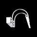 Подсветка для картин ST-Luce Хром/Хром LED 1*18W 4000K SL444.111.01 - фото