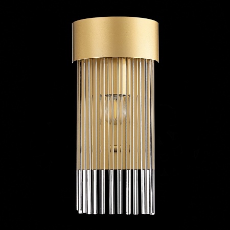 Бра ST-Luce Золотистый/Золотистый, Прозрачный E27 1*60W SL1225.201.01 - фото