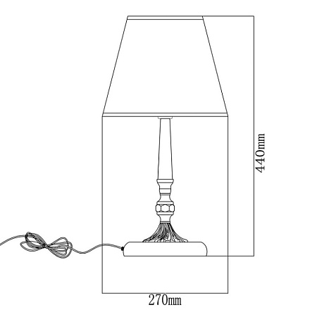Настольная лампа MW-Light Аврора 371030601 - фото