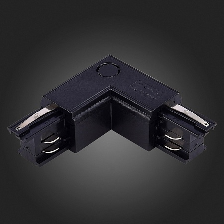 Угловой токоподвод левый для трехфазного шинопровода ST-Luce Черный ST030.409.15L - фото