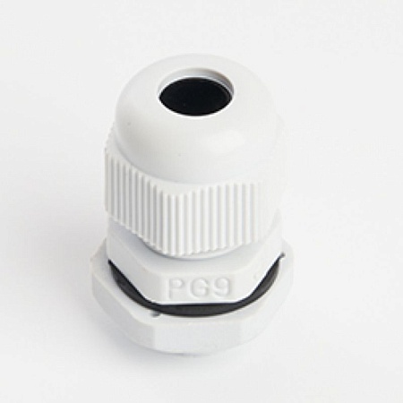 Сальник PG9 диаметр проводника 4-8 мм STEKKER, IP54, серый (без мембраны) - фото