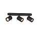 Спот ST-Luce Черный, Хром/Черный GU10 LED 3*3W SL597.401.03 - фото