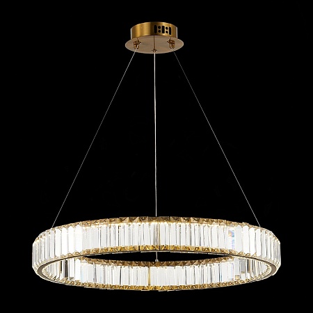 Люстра подвесная ST-Luce Латунь/Прозрачный LED 1*40W 4000K SL1622.363.01 - фото