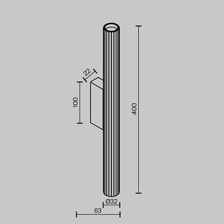 Настенный светильник (бра) Technical C082WL-12W2.7K-BS - фото