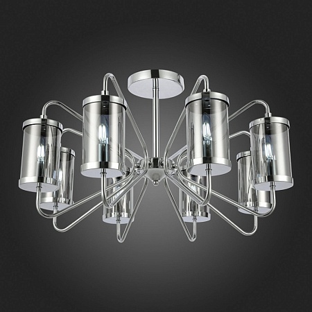 Светильник потолочный Хром/Дымчатый E14 8*40W SLE102302-08 - фото