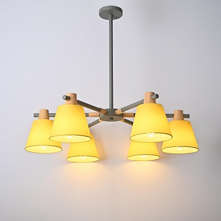 Потолочная Люстра На Штанге Natura A Yellow 6 Imperiumloft 177989-26 - фото